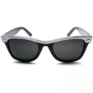Wayfarer Black Colorline Solbriller Sølv